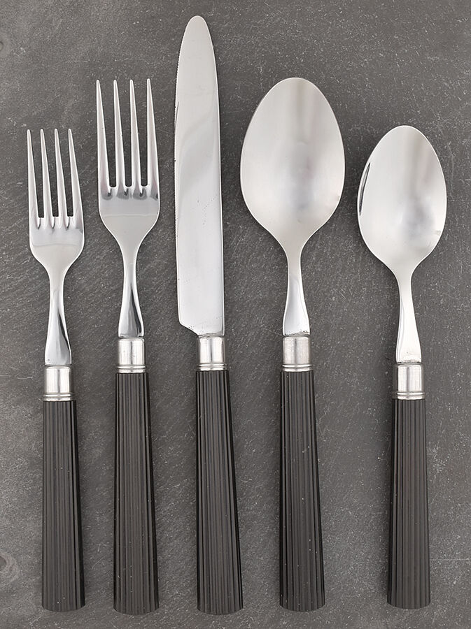 Monarch-Black (Stainless) 5 Piece Place Setting by Oneida Silver-1