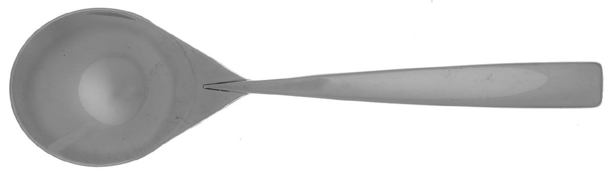 Stilletto (Stainless-All Glossy) Round Bowl Soup Spoon (Bouillon) by Oneida Silver-1