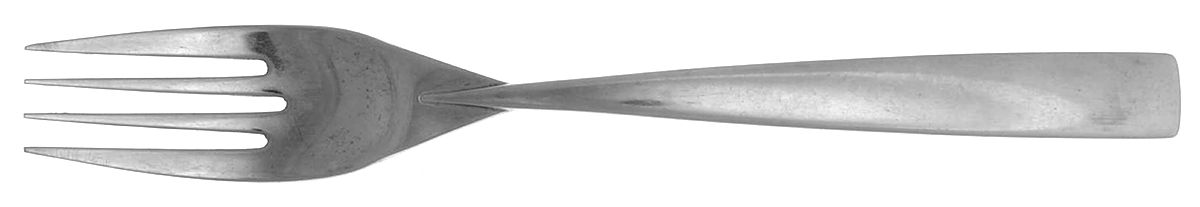 Stilletto (Stainless-All Glossy) Fork by Oneida Silver-1
