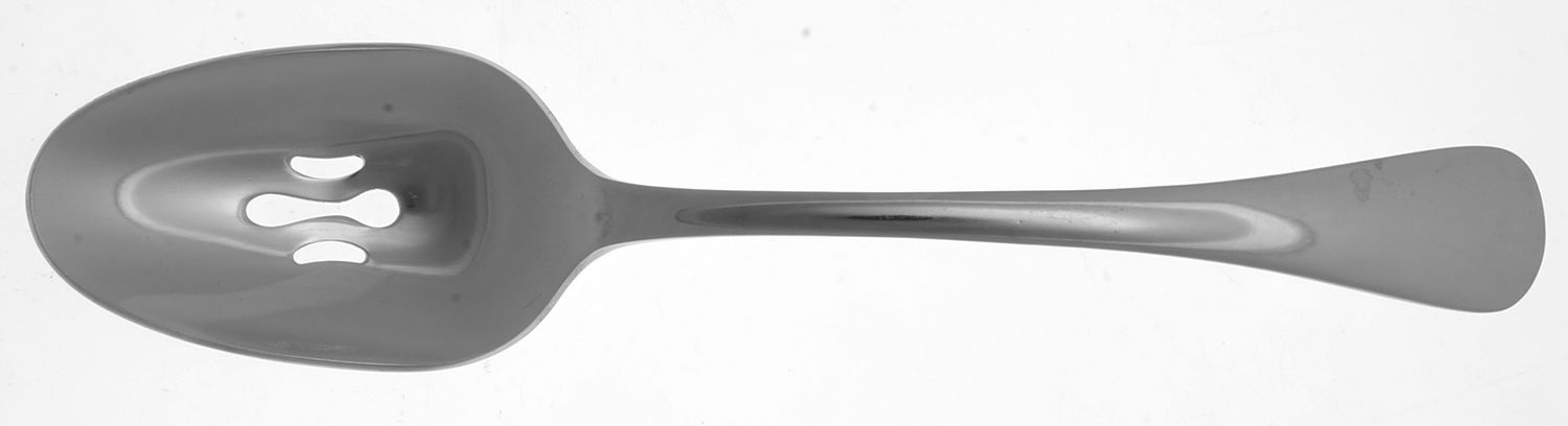 Potomac (Stainless) Pierced Tablespoon (Serving Spoon) by Oneida Silver-1