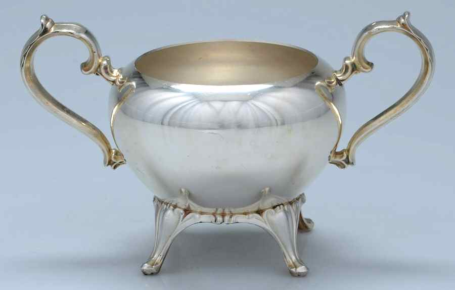 Huntington (Silverplate, Hollowware) Sugar Bowl No Lid by Oneida Silver-1