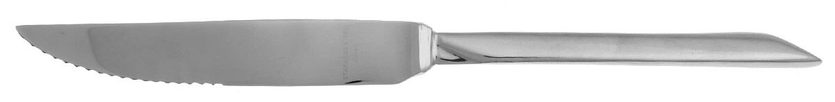 Demeter (Stainless) Steak Knife Individual Hollow, Serrate HC by Oneida Silver-1
