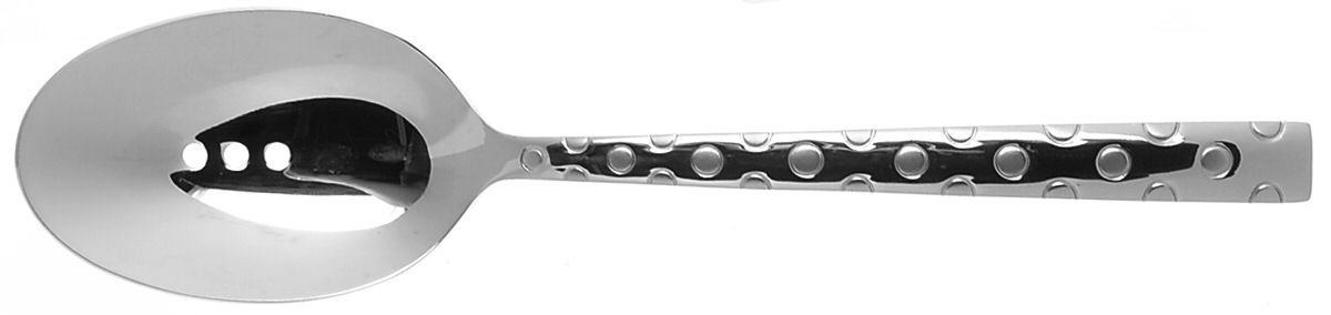 Cirque (Stainless) Pierced Tablespoon (Serving Spoon) by Oneida Silver-1