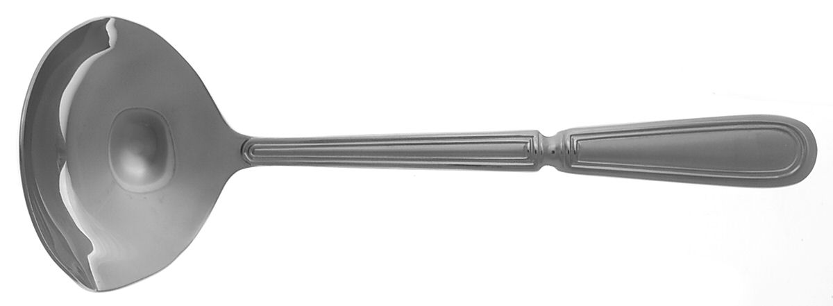 Pallatian (Stainless) Solid Gravy Ladle by Oneida Silver-1