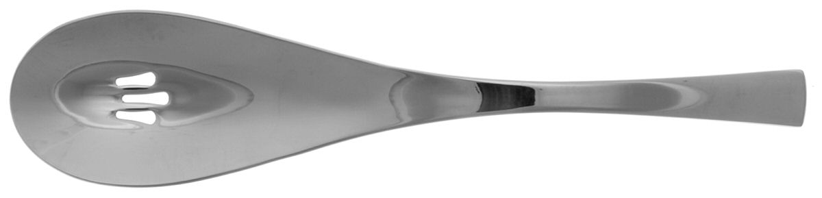 Fluence (Stainless) Pierced Tablespoon (Serving Spoon) by Oneida Silver-1