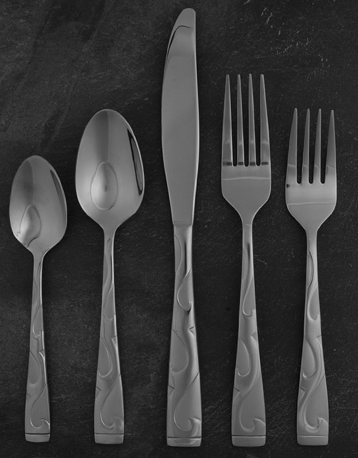 Tuscany (Stainless) 40 Piece Estate Set by Oneida Silver-1