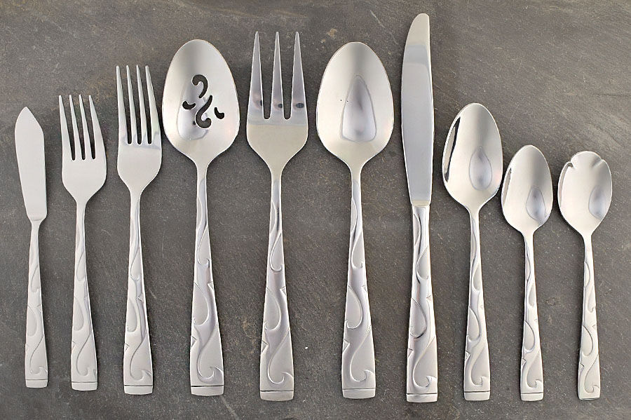 Tuscany (Stainless) 45 Piece Starter Set by Oneida Silver-1