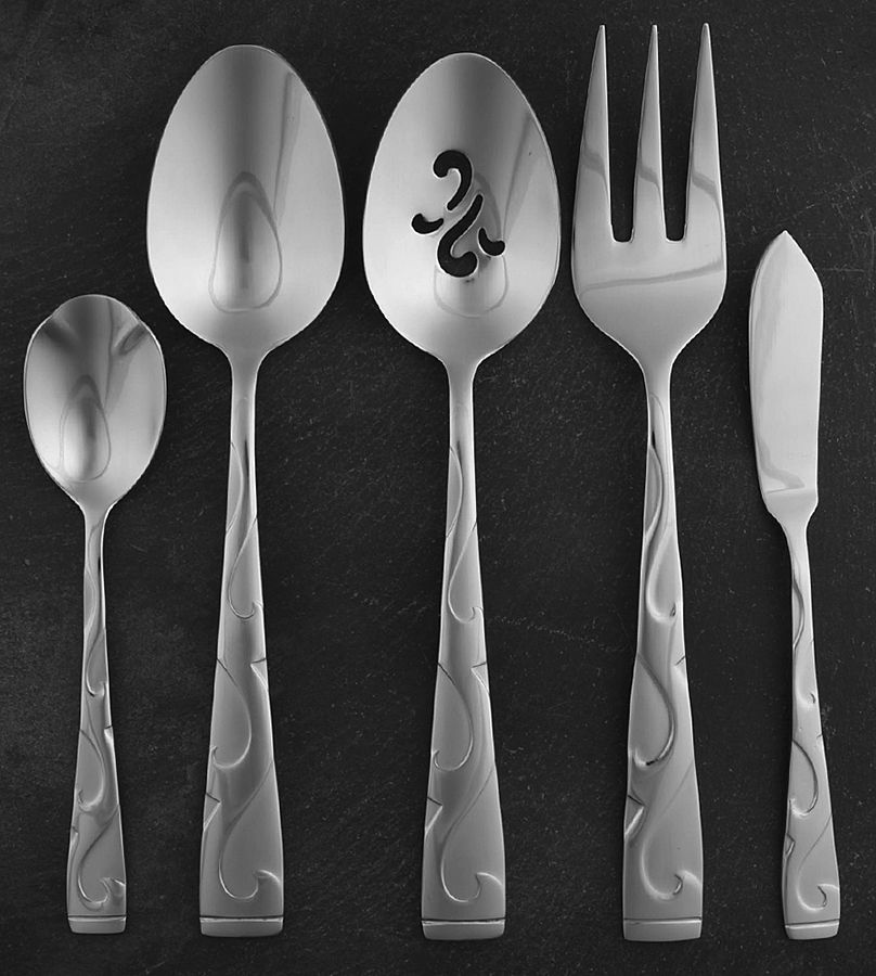 Tuscany (Stainless) 5 Piece Hostess Set by Oneida Silver-1