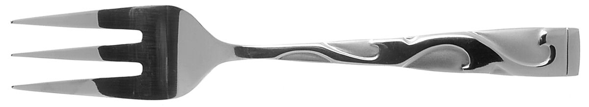 Tuscany (Stainless) Medium Solid Cold Meat Serving Fork by Oneida Silver-1