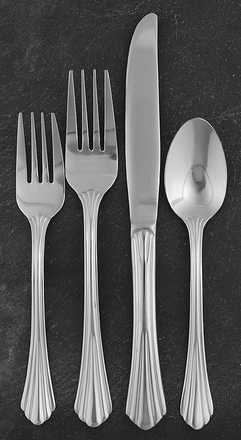 Dublin (Stainless) 4 Piece Place Setting by Oneida Silver-1
