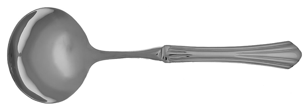 Dublin (Stainless) Gravy Ladle with No Spout Stainless Bowl HC by Oneida Silver-1
