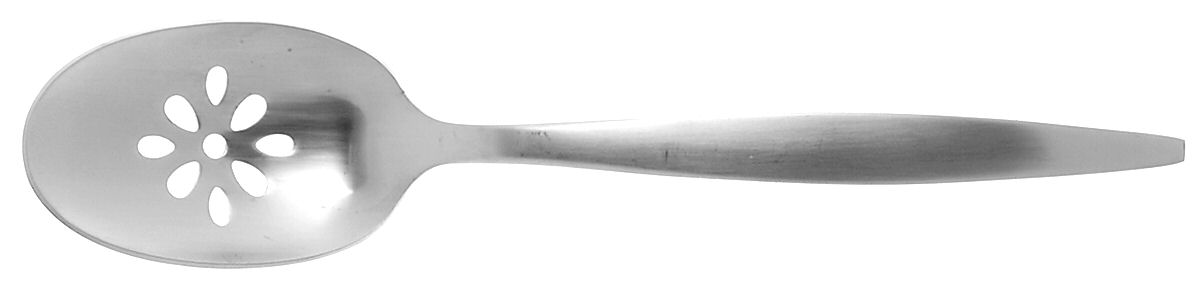 Satin Teresa (Stainless) Pierced Tablespoon (Serving Spoon) by Oneida Silver-1