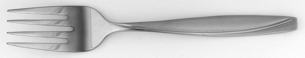 Camlynn Cleo (Stainless) Medium Solid Cold Meat Serving Fork by Oneida Silver-1