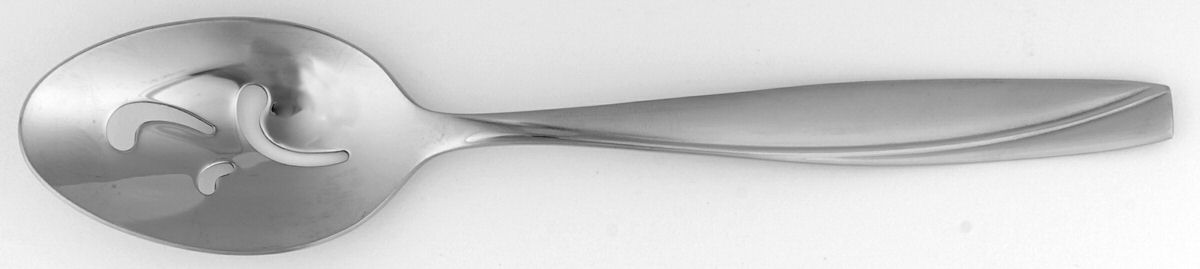 Camlynn Cleo (Stainless) Pierced Tablespoon (Serving Spoon) by Oneida Silver-1