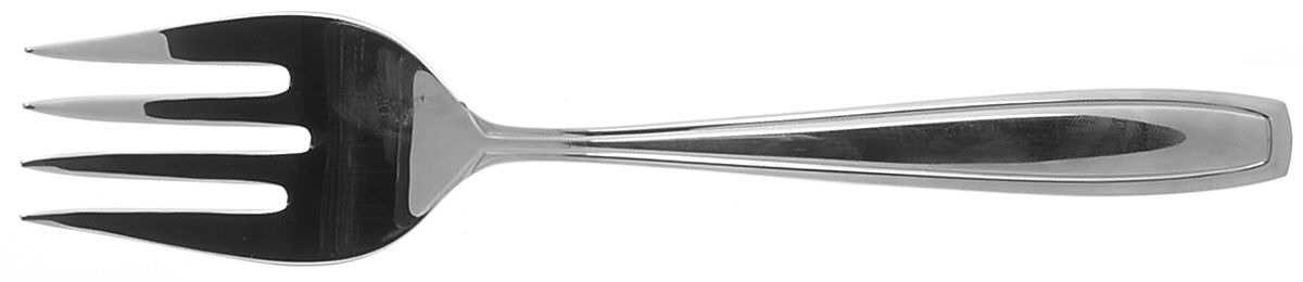 Bristol (Stainless) Medium Solid Cold Meat Serving Fork by Oneida Silver-1