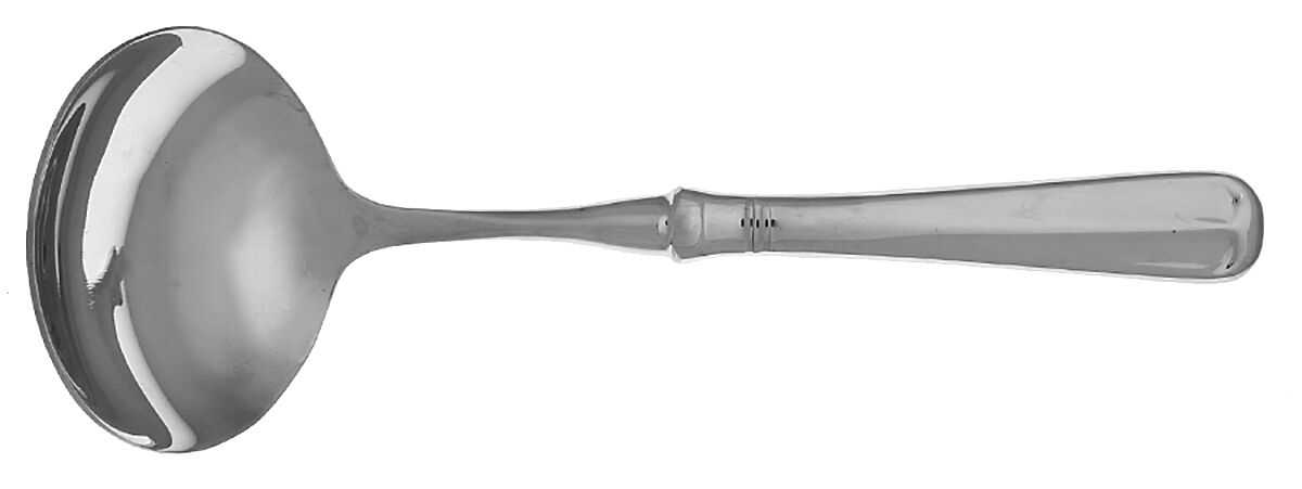 Draycott (Stainless) Gravy Ladle with No Spout Stainless Bowl HC by Oneida Silver-1