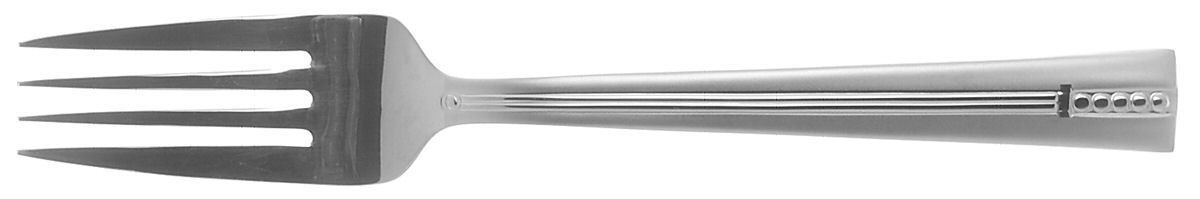 Park Avenue (Stainless) Medium Solid Cold Meat Serving Fork by Oneida Silver-1