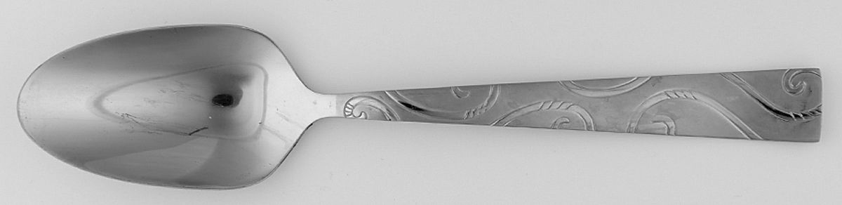 Twist (Stainless) Tablespoon (Serving Spoon) by Oneida Silver-1