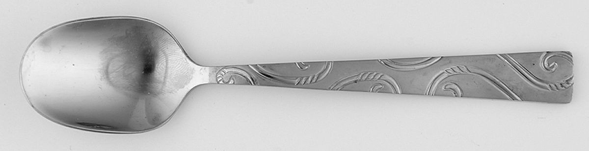 Twist (Stainless) Sugar Spoon by Oneida Silver-1