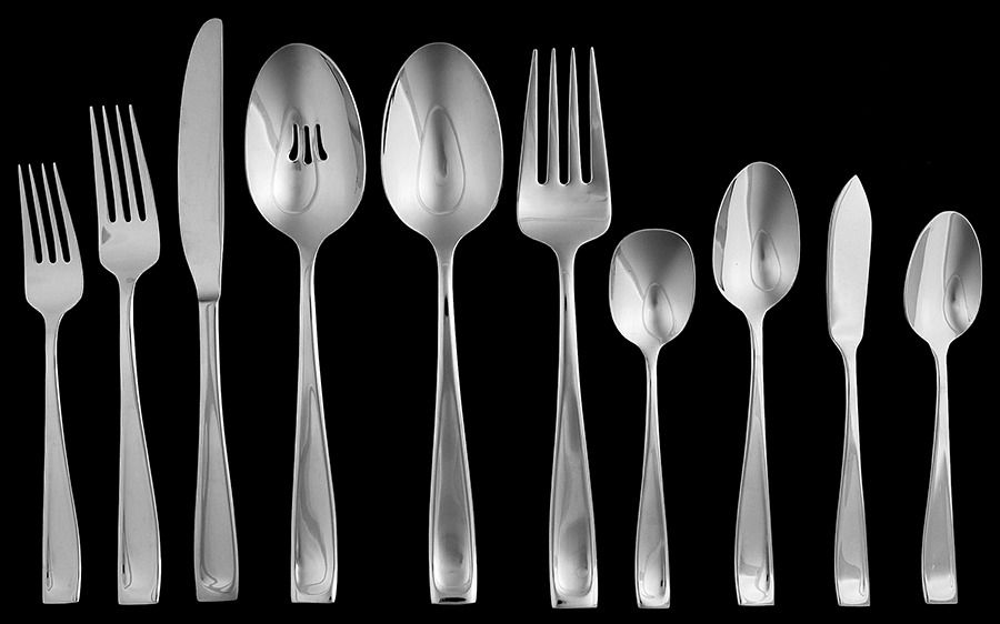 Moda (Stainless) 65 Piece Set by Oneida Silver-1
