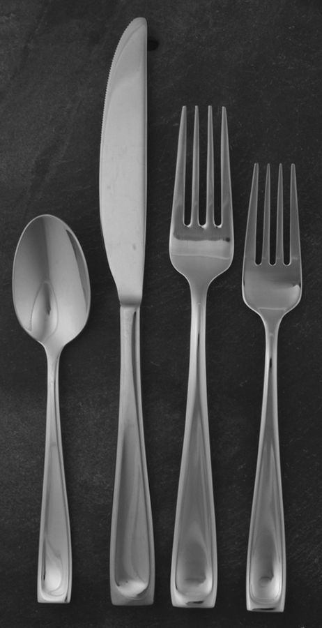 Moda (Stainless) 40 Piece Estate Set by Oneida Silver-1