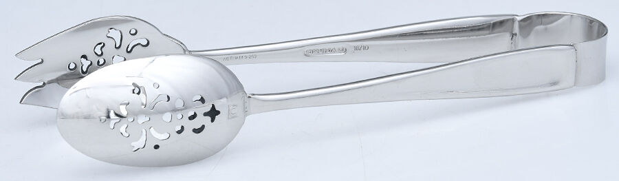 Moda (Stainless) Ice Serving Tongs Small HC by Oneida Silver-1