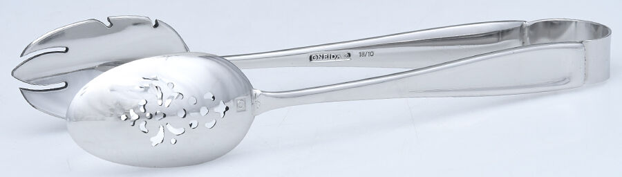 Moda (Stainless) Ice Serving Tongs Large HC by Oneida Silver-1