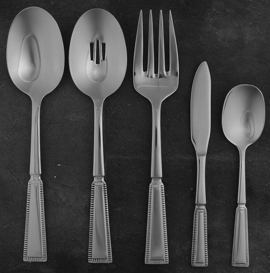 Palisade (Stainless) 5 Piece Hostess Set by Oneida Silver-1