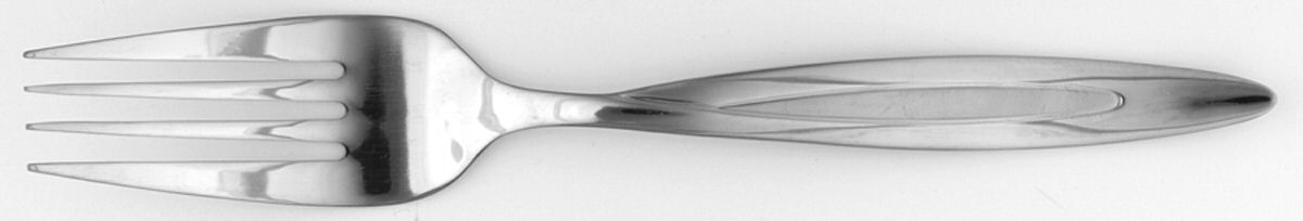 Promise (Stainless) Medium Solid Cold Meat Serving Fork by Oneida Silver-1