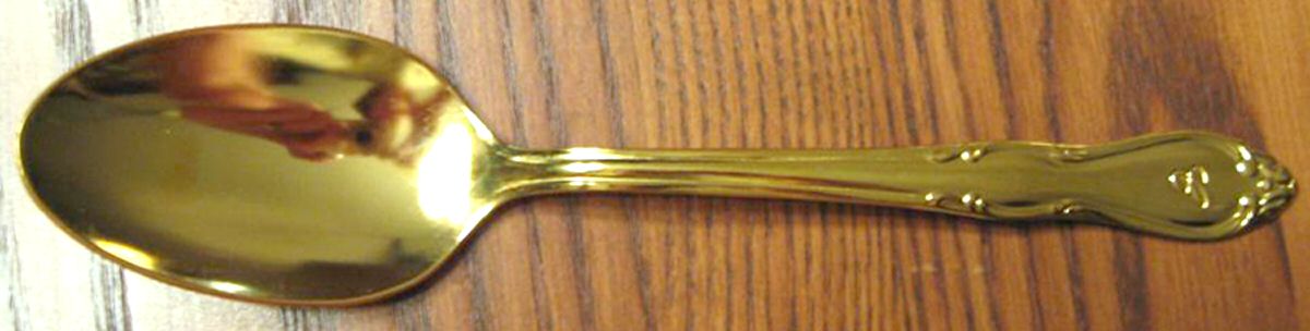 Golden Homestead (Gold Electroplate) Teaspoon by Oneida Silver-1