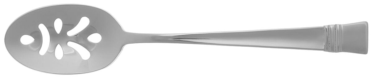 Mercutio (Stainless) Pierced Tablespoon (Serving Spoon) by Oneida Silver-1