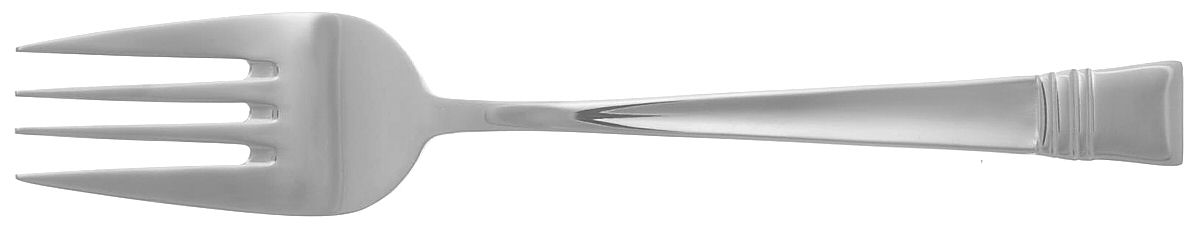 Mercutio (Stainless) Medium Solid Cold Meat Serving Fork by Oneida Silver-1