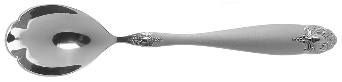 Brooch (Stainless) Sugar Shell Spoon by Oneida Silver-1
