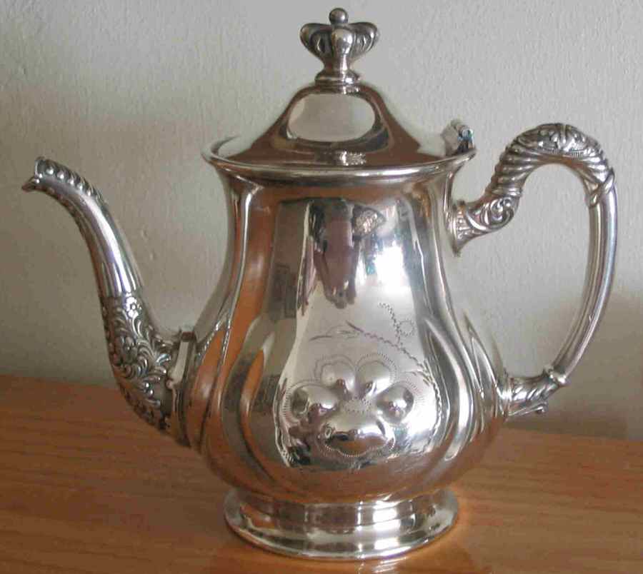 9L5 (Silverplate, Hollowware) Teapot by Oneida Silver-1