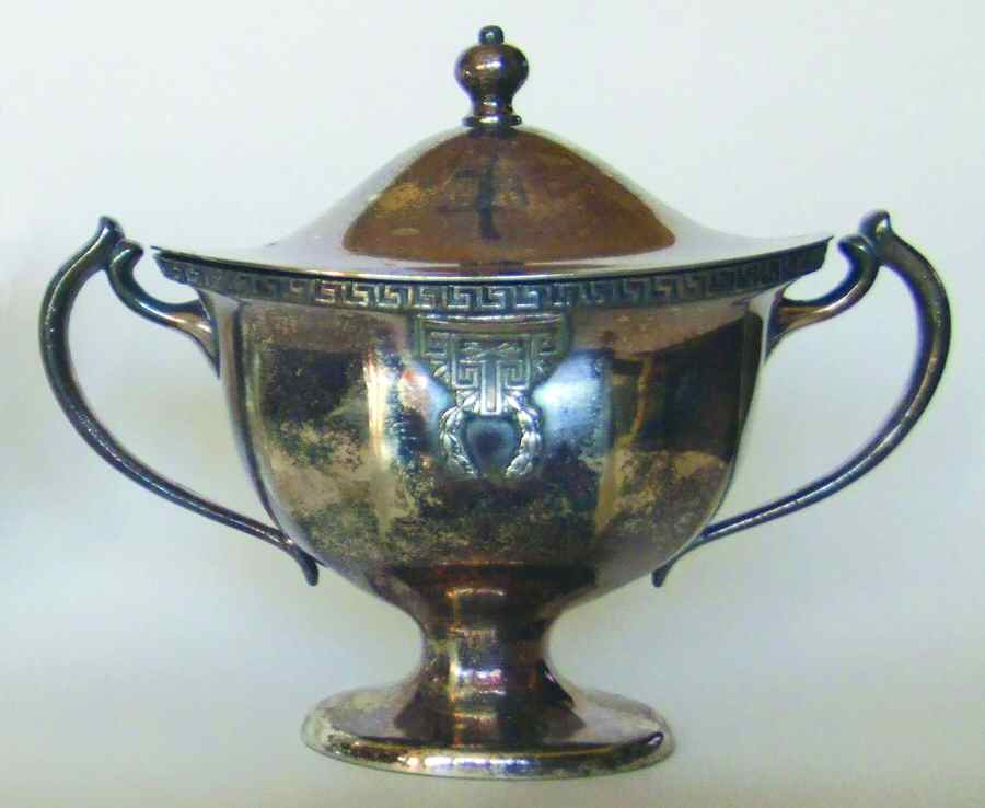 511 (Silverplate, Hollowware) Sugar Bowl & Lid by Oneida Silver-1