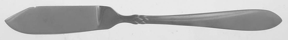 Jessica (Stainless, Glossy) Flat Handle Master Butter Knife by Oneida Silver-1