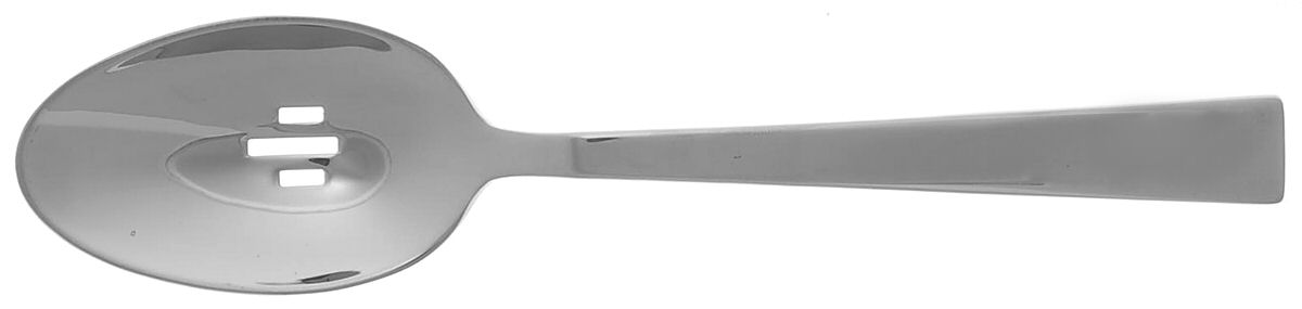 Techny (Stainless) Pierced Tablespoon (Serving Spoon) by Oneida Silver-1