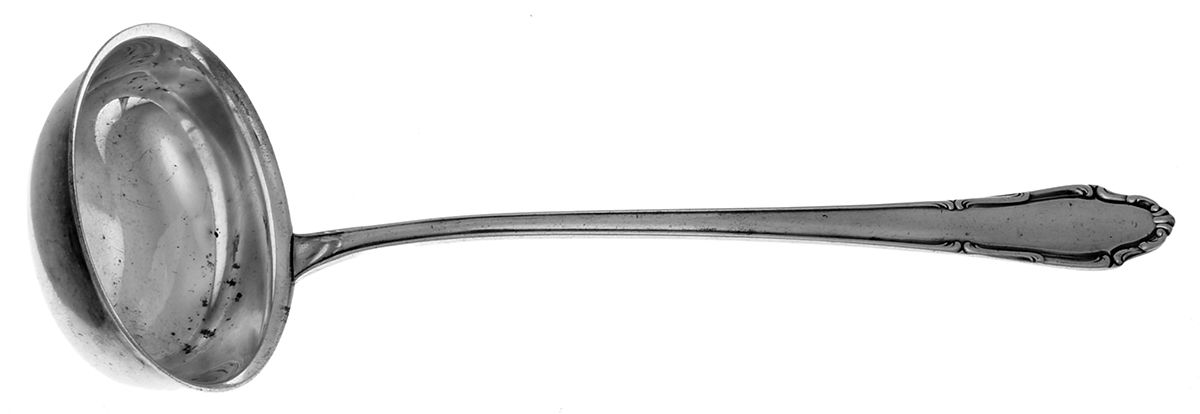 OKA10 (Silverplate) Solid Soup Ladle by Otto Kaltenback (OKA)-1