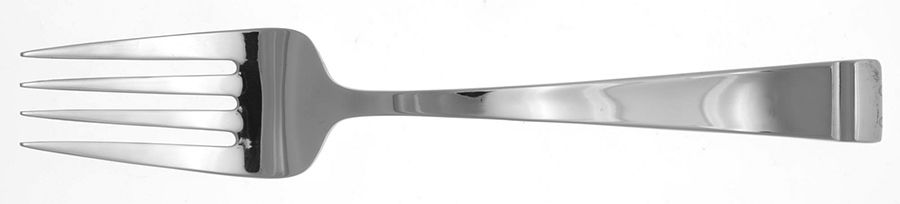 Recline (Stainless) Medium Solid Cold Meat Serving Fork by Oneida Silver-1