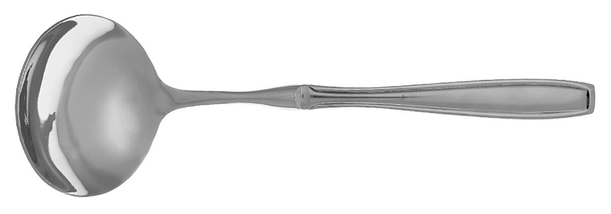 Satin Bristol Everdale (Stainless) Gravy Ladle with No Spout Stainless Bowl HC by Oneida Silver-1