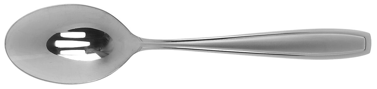 Satin Bristol Everdale (Stainless) Pierced Tablespoon (Serving Spoon) by Oneida Silver-1