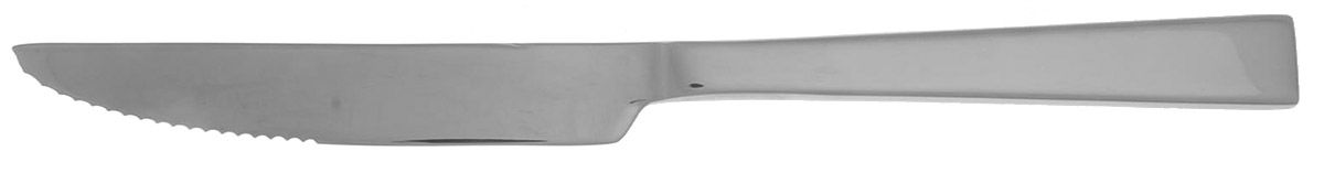 Aero (Stainless) Individual Solid Handle Steak Knife by Oneida Silver-1