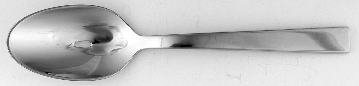 Aero (Stainless) Pierced Tablespoon (Serving Spoon) by Oneida Silver-1
