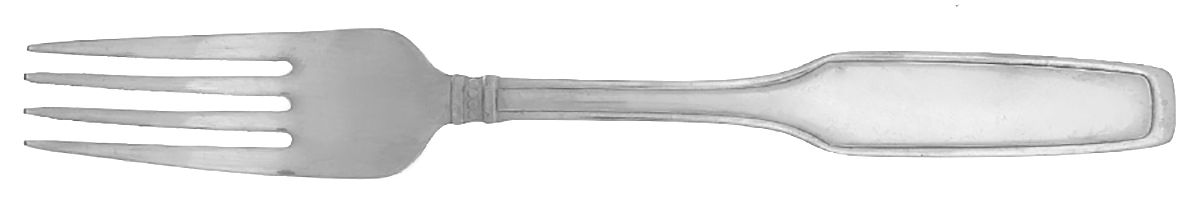 Danforth (Stainless) Fork by Oneida Silver-1