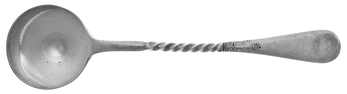 OHS323 (Silverplate) Large Chocolate Spoon by Oneida Silver-1