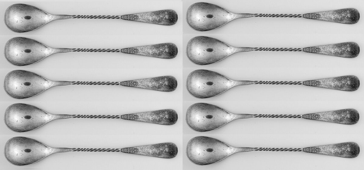 OHS323 (Silverplate) Egg Spoon - Set of 10 by Oneida Silver-1
