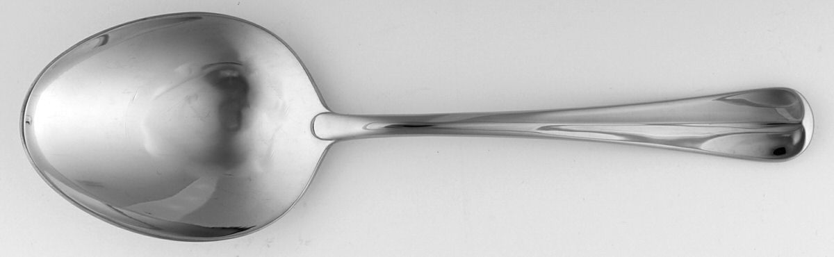 Compose (Stainless) Solid Smooth Casserole Spoon by Oneida Silver-1