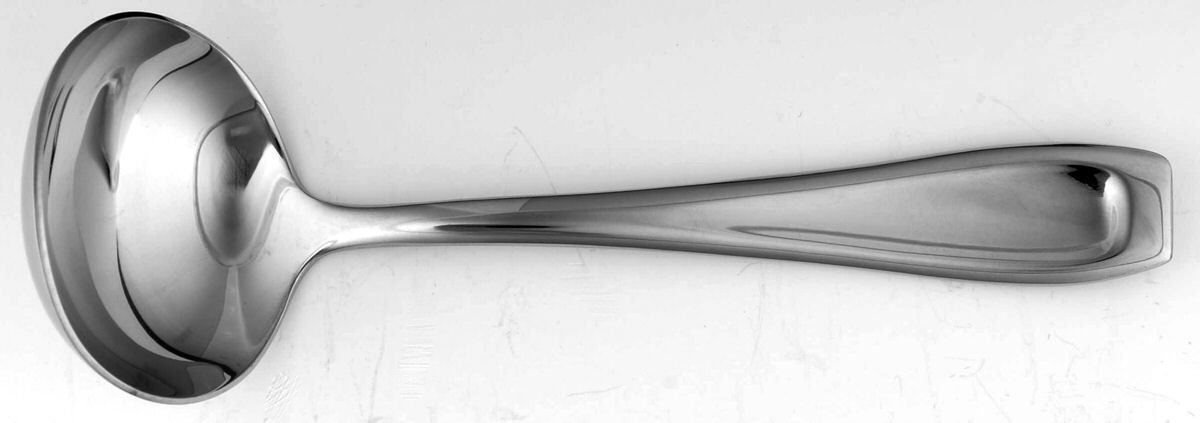 Lagen (Stainless) Solid Gravy Ladle by Oneida Silver-1