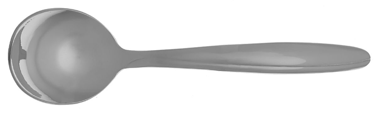 Glissade (Stainless) Round Bowl Soup Spoon (Bouillon) by Oneida Silver-1