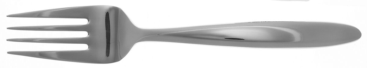 Glissade (Stainless) Medium Solid Cold Meat Serving Fork by Oneida Silver-1